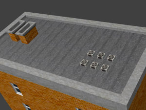 town house 3D 모델