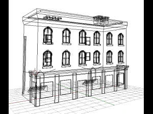 town house 3D Model