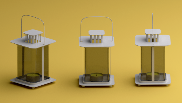 candle holder 3D Model .c4d .max .obj .3ds .fbx .stl .blend 