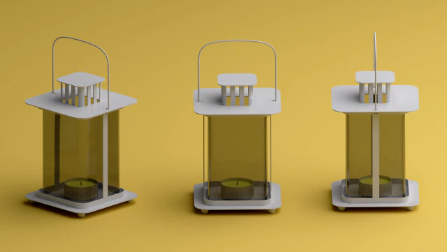 candle holder 3D Model .c4d .max .obj .3ds .fbx .stl .blend