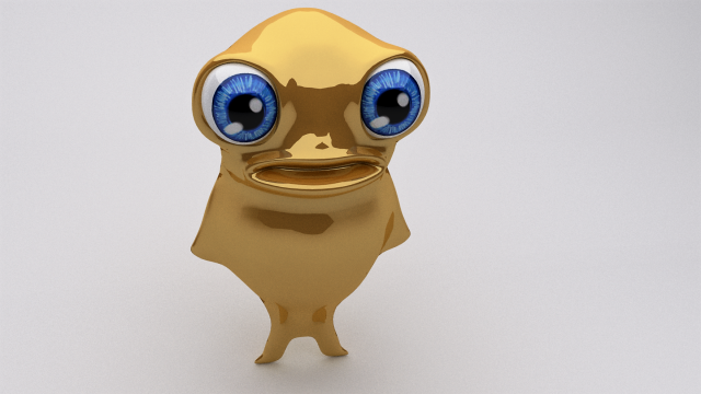 cartoon fish 3D Model .c4d .max .obj .3ds .fbx .stl .blend 