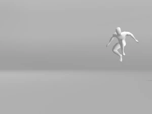 parkour and freerunning - roll animation 3D Model