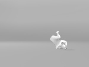 parkour and freerunning - roll animation Modello 3D