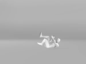 parkour and freerunning - roll animation 3D Model
