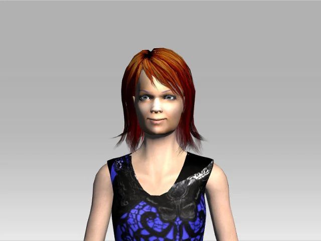 dgina character 3D Model .c4d .max .obj .3ds .fbx .stl .blend