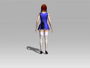 dgina character Model 3D