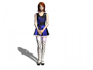 dgina character 3D Model