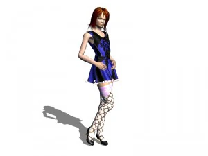 dgina character 3D Model