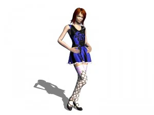 dgina character 3D Model