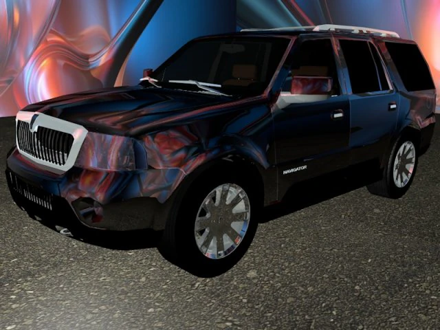 lincoln navigator 3D Model .c4d .max .obj .3ds .fbx .stl .blend