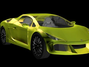lamboghini aventador lp420p sportscar 3D Model