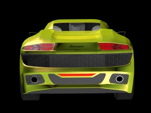 lamboghini aventador lp420p sportscar 3D Model