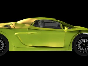 lamboghini aventador lp420p sportscar 3D Model