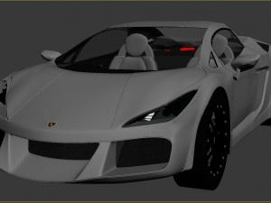 lamboghini aventador lp420p sportscar Modello 3D