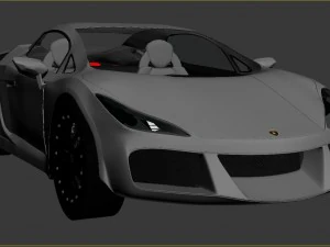 lamboghini aventador lp420p sportscar 3D Model