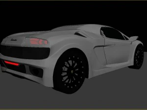 lamboghini aventador lp420p sportscar 3D Model