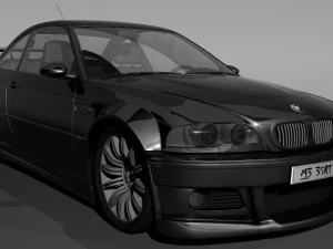 BMW M3 シリーズ-3 3Dモデル