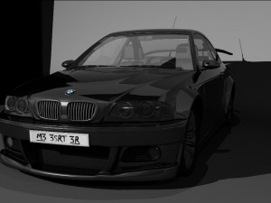 bmw m3 serie-3 3D 모델