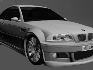 bmw m3 serie-3 3D Model