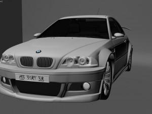 bmw m3 serie-3 3D 모델