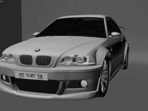 bmw m3 serie-3 3D Model