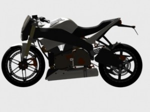 buell great motorcycle Modello 3D