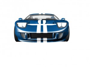 ford gt 40 car 3D Model