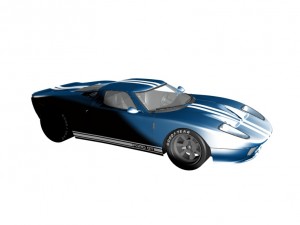 ford gt 40 car 3D Model