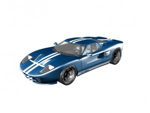 ford gt 40 car 3D Model