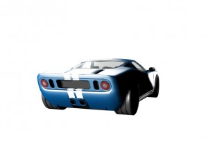 ford gt 40 car 3D Model