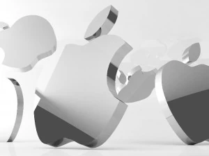 logotipo da ma&ccedil;&atilde; Modelo 3D