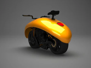 concetto di motocicletta vw Modello 3D
