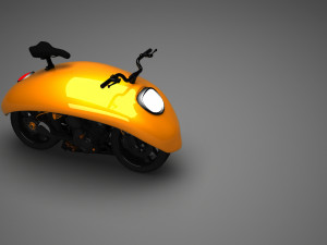 vw motorcycle concep Modelo 3D