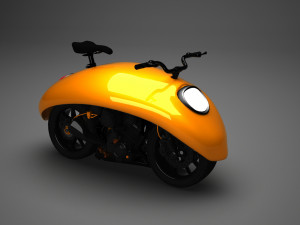 vw motorcycle concep Modelo 3D