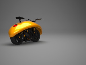 vw motorcycle concep Modelo 3D