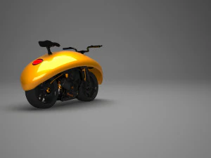 vw motorcycle concep 3D Model