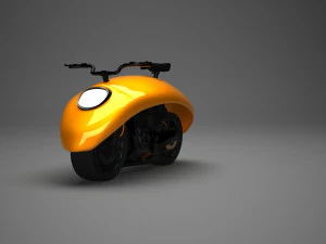 vw motorcycle concep 3D Model