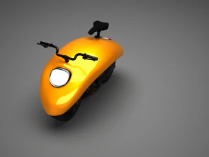 vw motorcycle concep 3D Model