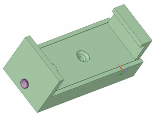 selfie stick replacement housing for mobile phone 3D Model