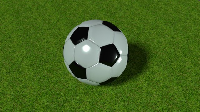 football 3D 모델 .c4d .max .obj .3ds .fbx .stl .blend 
