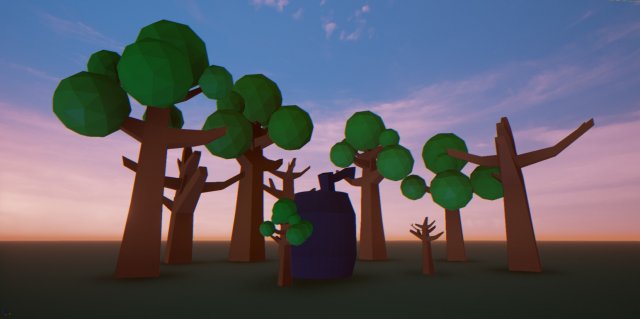 4 blender low poly 3D-Modell .c4d .max .obj .3ds .fbx .stl .blend 
