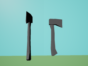 4 blender low poly 3D-Modell