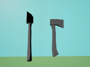 4 blender low poly 3D Model