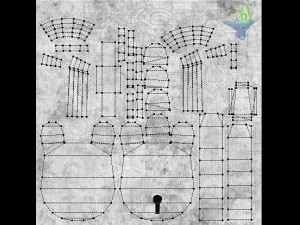 medieval padlock 3D Model