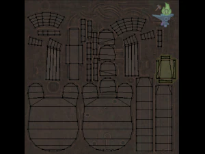 medieval padlock 3D Model