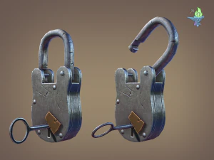 cadenas m&eacute;di&eacute;val Modèle 3D