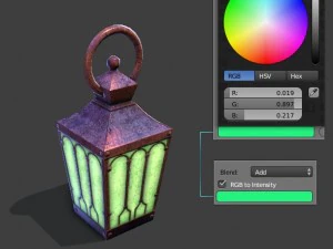 6 hand lanterns 3D Model