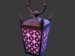 6 hand lanterns 3D Model