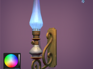 victorian sconce Modello 3D
