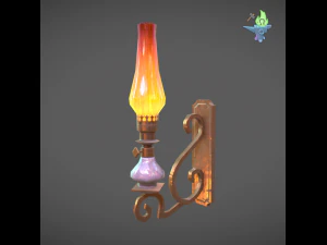 victorian sconce 3D Model